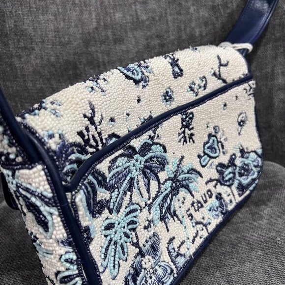 Staud Tommy Beaded Bag Toile de Pup - Picture 12 of 16